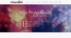 Desktop Screenshot of infoprojekt.pl